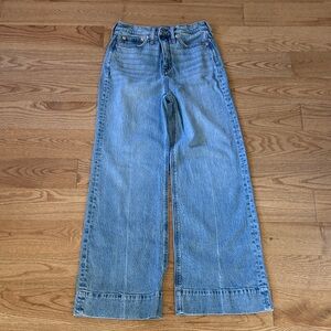 J. Crew Wide Leg Trouser Jeans